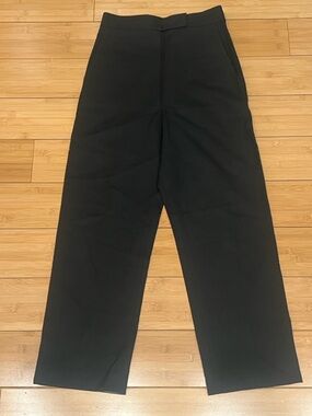 Helmut Lang Black Wide-Leg Trousers